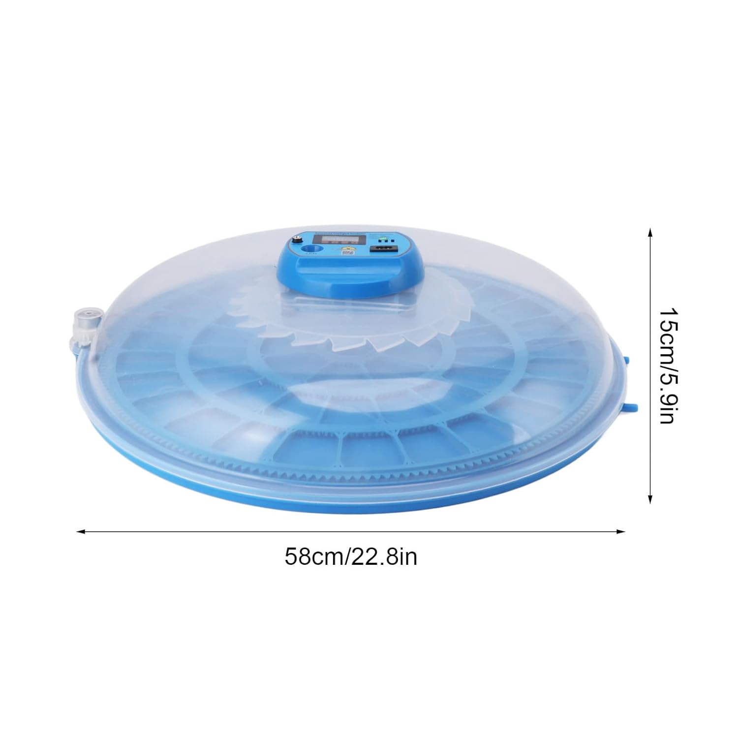 Fafeicy Egg Incubator Chicken Incubator Water Adding Dual Power Supply Poultry Egg Candler for Home (US Plug 110V)
