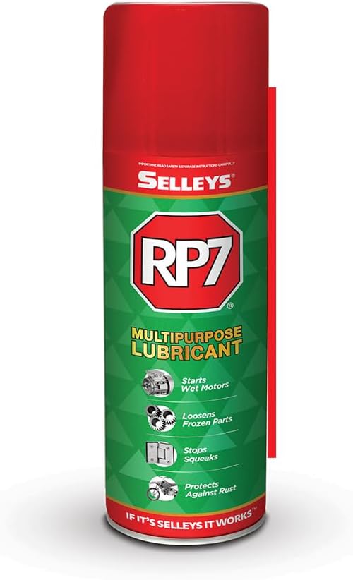 Nippon Paint Selleys RP7 (420 Ml, Clear) Multipurpose Lubricant,Cleaner for Chimney,Rust Remover, Auto Maintenance,Loosens Stuck Parts, Removes Stain & Sticky Residue, Descaling & Cleaning Agent
