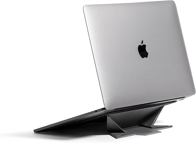 Native Union Rise Support pour ordinateur portable – Support portable pliable ultra-mince – Ergonomique & Angle de visualisation optimisé – pour tous les ordinateurs portables 13-16"