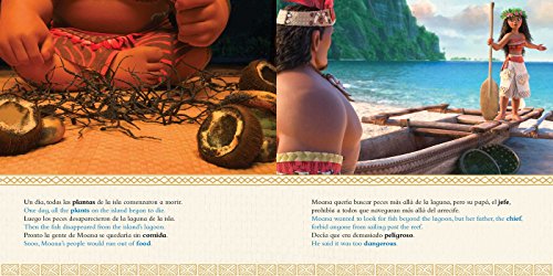 Disney Moana: Movie Storybook / Libro Basado En La Película (English-Spanish) (Disney Bilingual) #TOP3
