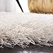 Safavieh Venice Shag Collection SG256P Handmade Glam 3-inch Extra Thick Area Rug, 5' x 8', Pearl
