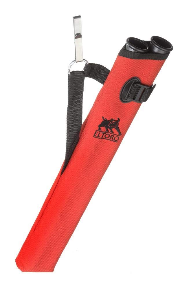 elToro Youth Seitenköcher, Stabiler Cordura-Köcher mit 2 Röhren | Leichter Pfeilköcher mit Gürtelclip, ideal für Kinder, Jugendliche & Einsteiger im Bogensport