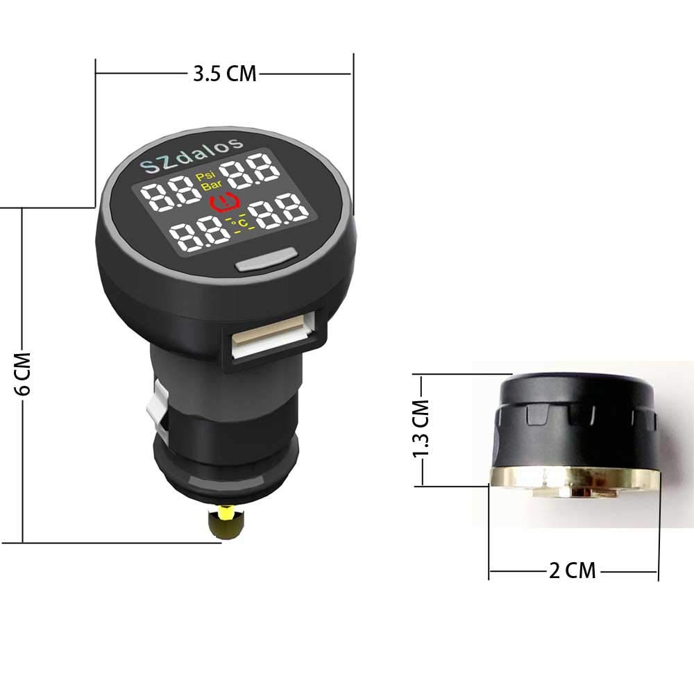 Amazon | zmart SZDALOS TPMS タイヤセーフ TP200 LCDワイヤレス