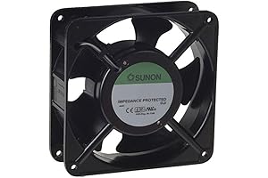 SUNON DP200A-2123XBT-R | AC Fan Ball, 220 VAC, 117 CFM, Terminals, UL/CSA/TUV