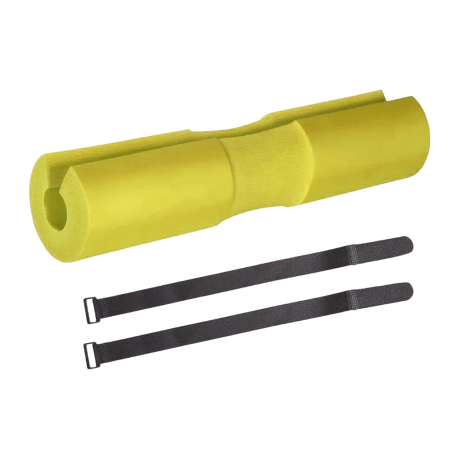 CALANDIS™ Barbell Pad Squat Pad Anti Skid Glute Bridge Pad for Hip Thrusts Gym Workout Yellow | Barbells & Attachments | Strength Training | Fitness Running & Yoga-image-23