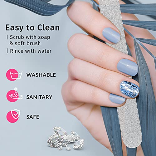 Diamancel Luxury Diamond Nail File – #2 Medium Grit - For Most Average Thickness Fingernails (Regular Size) #TOP5