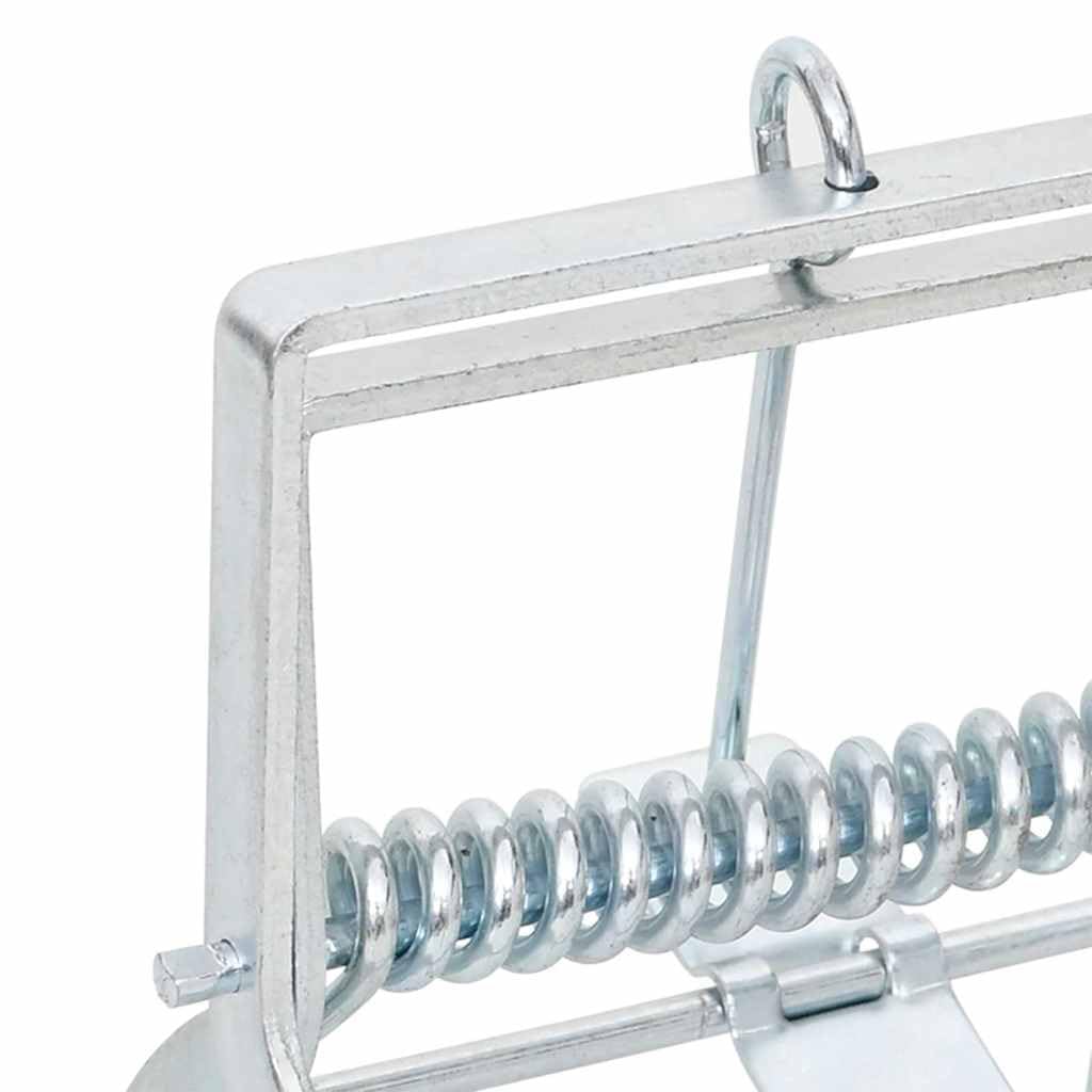 Mangloder Piège à Taupes en Acier galvanisé argenté 10 pièces, Solution Efficace, Durable, sans Poison pour Jardin et pelouse, Installation Facile, réutilisable, idéal pour extérieur et terrasse