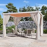 Modern Shade Open Sky 10'x12' Pergola Cabana...