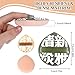 4 Pcs Korean Makeup Sponge, Soft Teardrop Setting Powder Puff Makeup Cushion Puff Sponge for Foundation Concealer, Liquid, Cream, and Powder (Large Size) - B