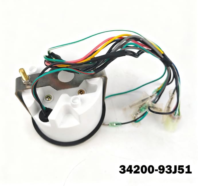 34200-93J51 White Multifunction Tachometer for Suzuki DF40 DF140 Outboard