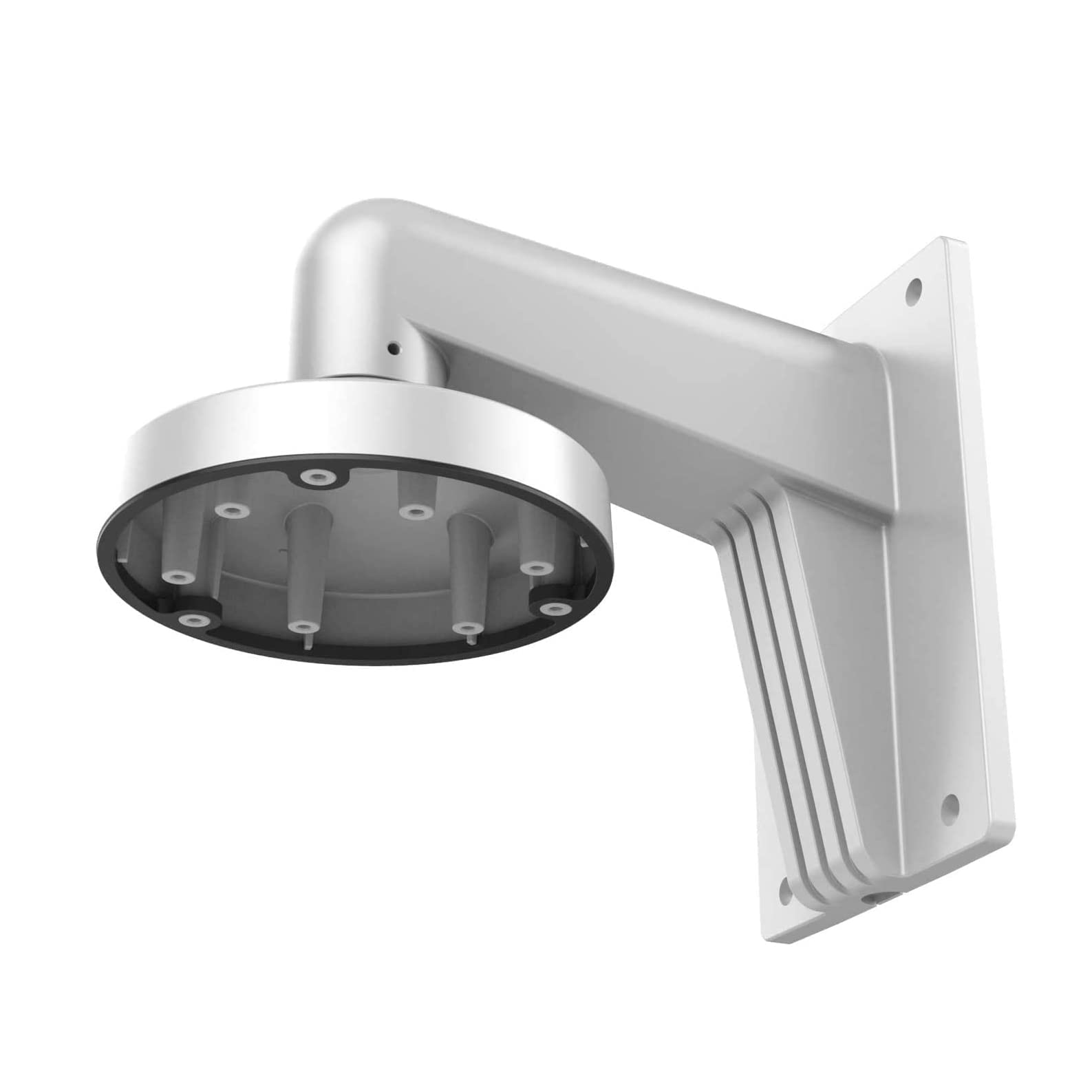 WMS WML DS-1273ZJ-140 / DS-1273ZJ-PT6 PC140 PT6 Outdoor Indoor Wall Mount Bracket Fit for The Hik-Compatible Turret Dome Cameras, White, Pack of 1