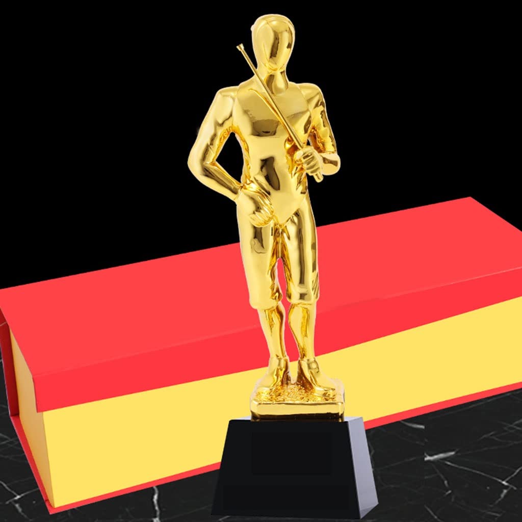 Trofeos, medallas y premios Trofeo De Honor De Competición De Esgrima Trofeo del Partido De Esgrima del Club Trofeo De Premios De Campeones De Oro, Plata Y Bronce Trofeo De Grabado (Color : Silver,