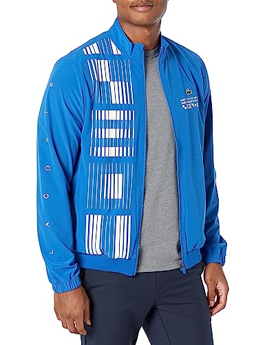 Lacoste Men's Long Sleeve Novak Djokovic Off-Court Tennis Full Zip Sweatshirt