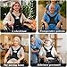 Wheelchair Harness for Adults – Secure Seat Belt and Torso Support Vest for Elderly or Disabled, Adjustable Straps Prevent Sliding Provides Full Body Stability（Black）
