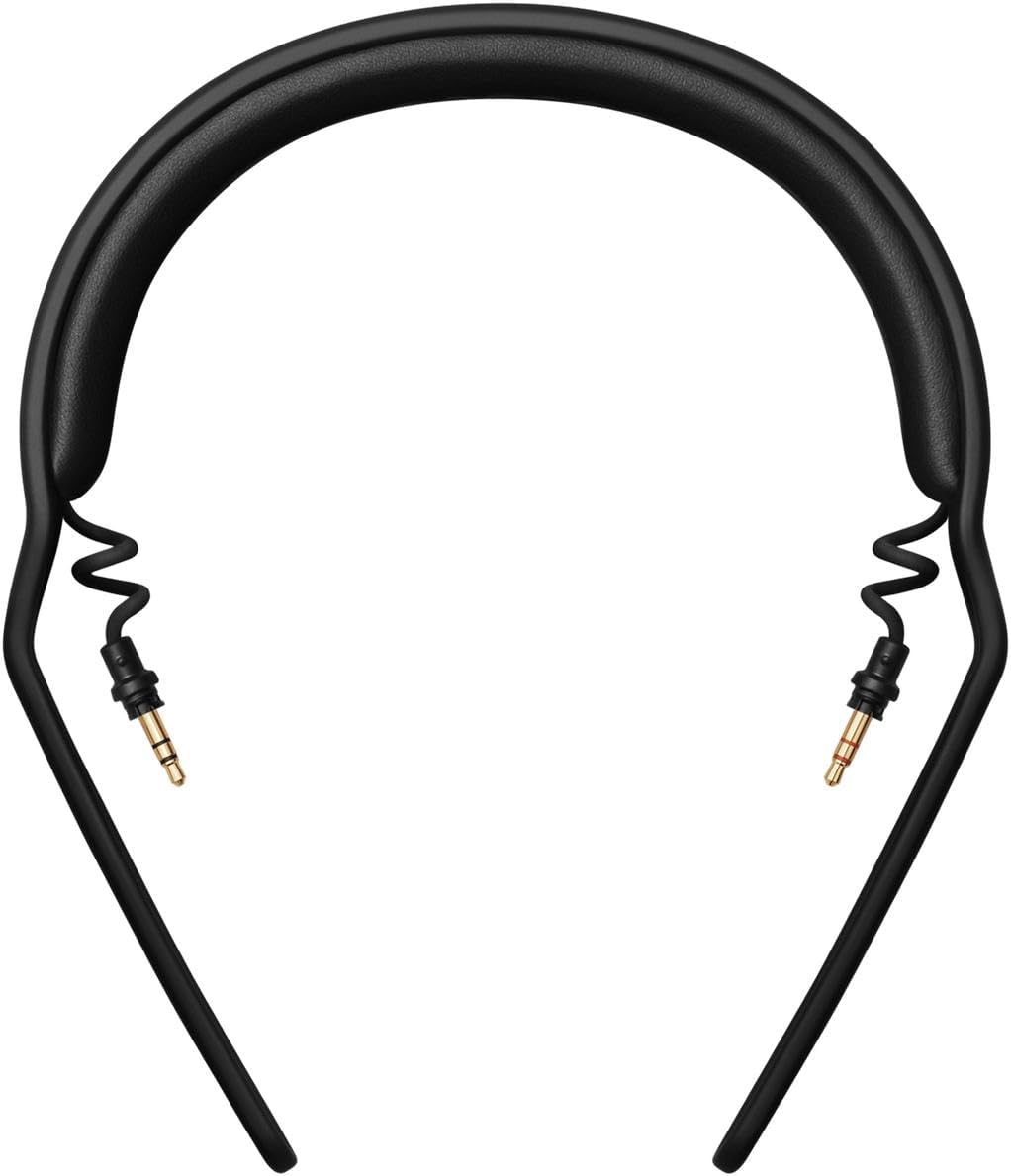AIAIAI H03 ഹൈ കംഫർട്ട് ഹെഡ്ബാൻഡ്, കറുപ്പ്, കോയിൽഡ് കേബിളുകളും 3.5mm ജാക്കുകളും