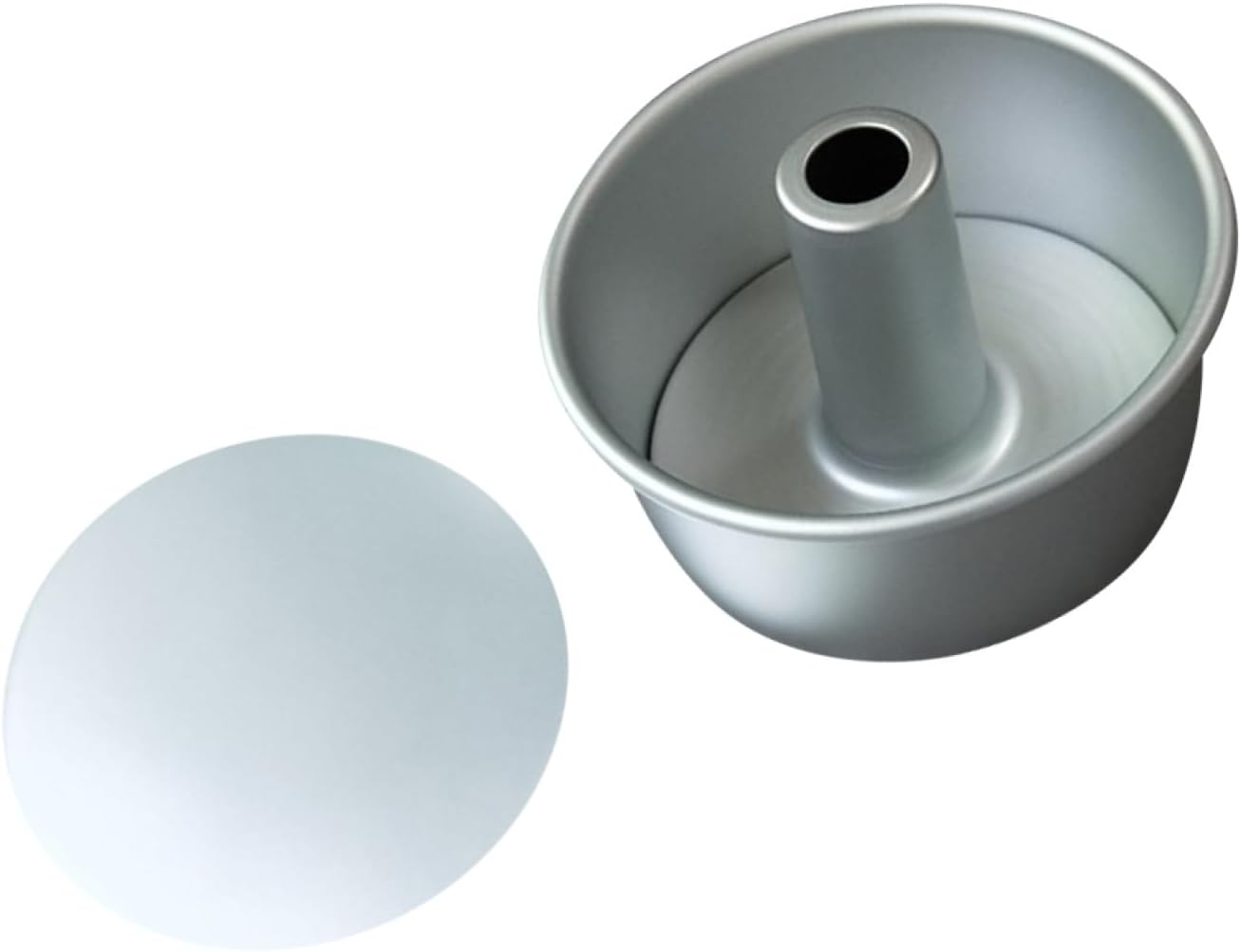Ciieeo 1set Live Bottom Cake Mold Aluminium Alloy Hollow Baking Mould Tart Easy Demoulding Removable Design for Home Baking