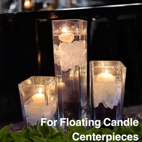 TeaSu Floating Flowers for Floating Candle Centerpieces, 12pcs Faux Flower Head for Wedding Centerpieces - Image 5