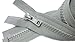 ZipperStop Wholesale Authorized Distributor YKK® Sport Separating Zipper 24 Inch Color Pearl Grey #577 (Special) Vislon Jacket Zip YKK #5 Molded Plastic (1 Zipper/pack)