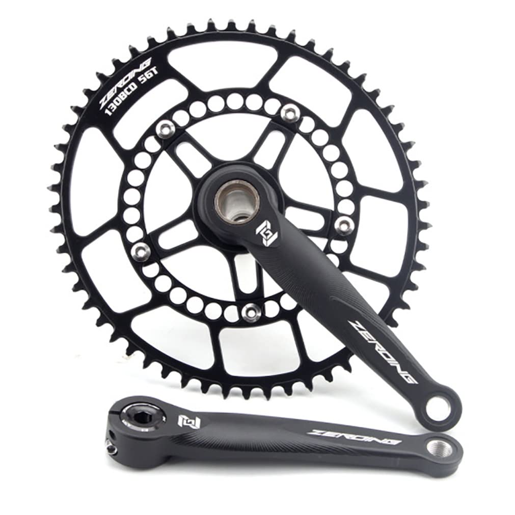 Bielas Plegables Para Bicicleta | Plato 52 Dientes, Longitud 170 Mm | Agujero Cuadrado | Incluye Disco Protector