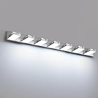 Vista 16 de Lámparas LED modernas para tocador de baño, 3 luces, 5CCT, regulables, luces de tocador negro mate para accesorios de iluminación de baño sobre