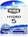8 Schick Hydro 5 Razor Blades Cartridge Hydro5 Refills 2*4 Pack or 1 8 Pack