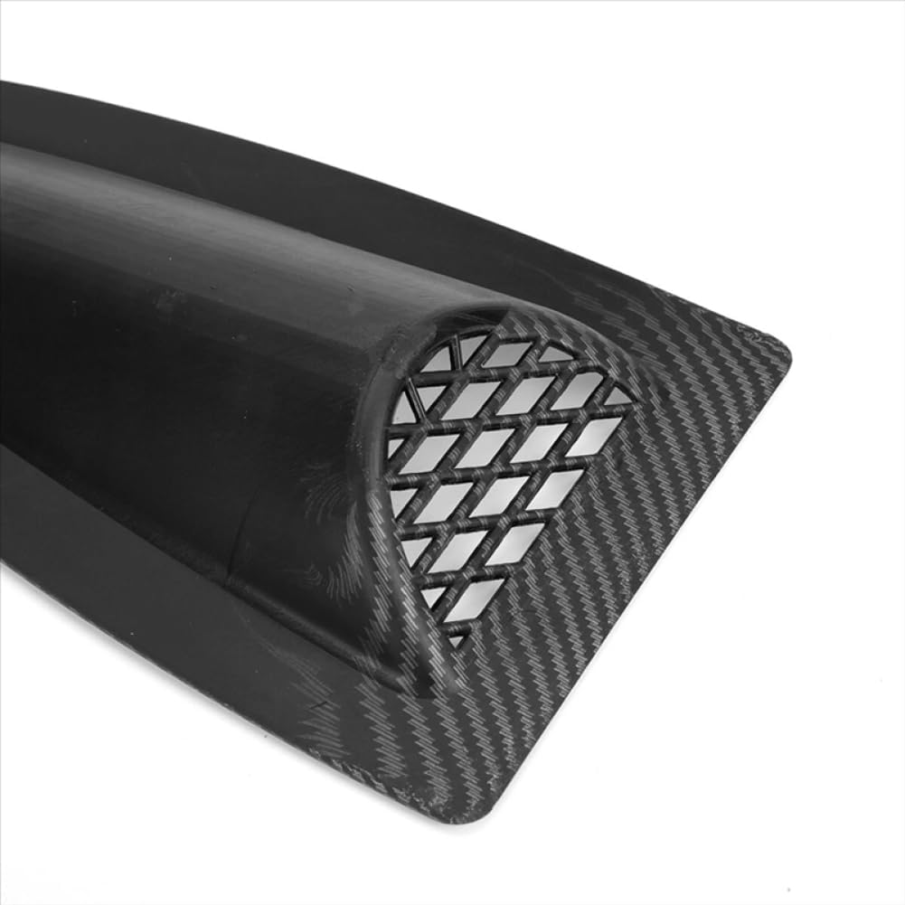 Engine Hood Vent Louvers Air Scoop Bonnet Vent Air Intake Cover Compatible With Automotive Vehicles(Carbon Pattern Color)