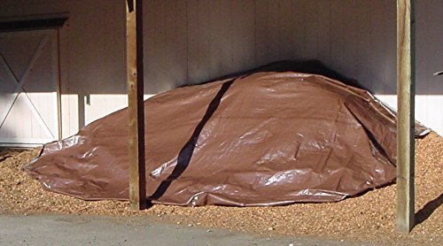 Dry Top 21620 Silver/Brown Dry Top Silver Brown 10-Mil Heavy Duty Reversible Tarp thumb #2