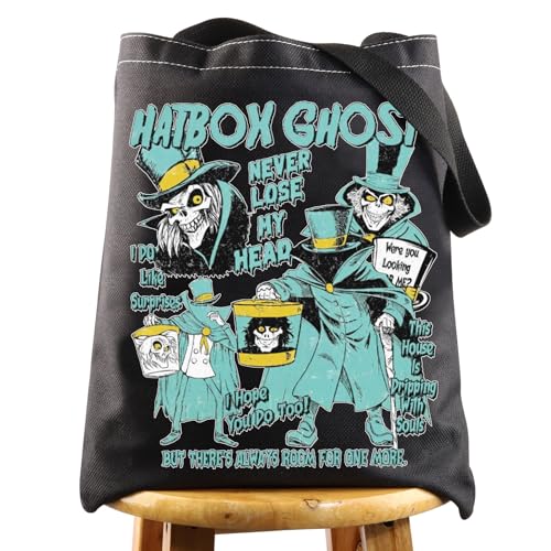 Sac fourre-tout réutilisable chapeau fantôme merch mariée cabas