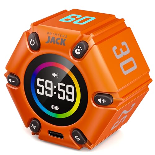 Image of Pomodoro Timer 3 /5 /10 /25 /30 /60min Preset, Mute & Vibration & Sound Alarm