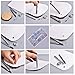 Metal Grommets Kit 3/16 inch Meikeer 400Pcs Metal Eyelets Kits Shoe Eyelets Grommet Sets for Shoes Clothes Crafts Bag DIY Project with Storage Box (4 Colors)
