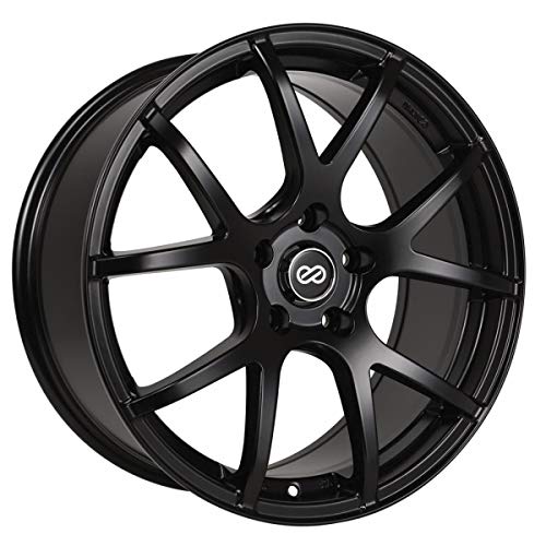 Enkei 480-880-4445BK M52 Performance Wheel 18x8 +45 5x112 Black Paint