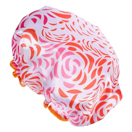 Bonnet de douche imperméable et grand modèle pour protéger les cheveux longs au bain