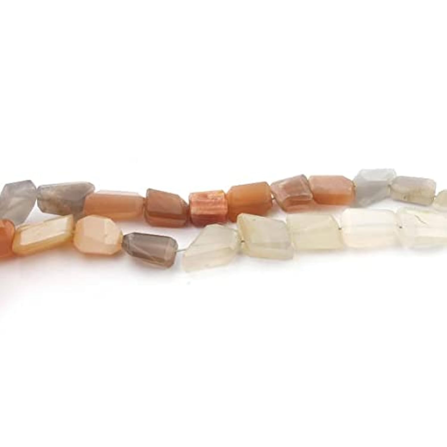 Pierre de lune briolettes facettées LKBEADS pour réparer et personnaliser un bijou