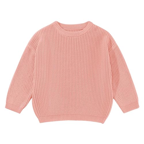 ESHOO Baby Girl Boy Knit Sweater Blouse Toddler Fall Winter Pullover Sweatshirt Warm Crewneck Long Sleeve Tops for Infant Kid