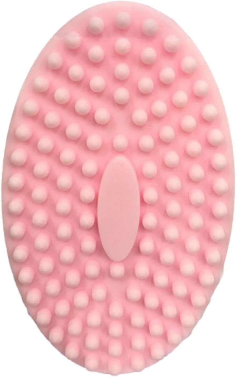 Silicone Body Scrubber Loofah – Exfoliator Bath Brush for Face, Baby, Newborns, Gentle Skin Cleaner with Soft Bristles, Reusable Handheld Massage Sponge for Shower, Spa, Hygiene, Personal Care Kit