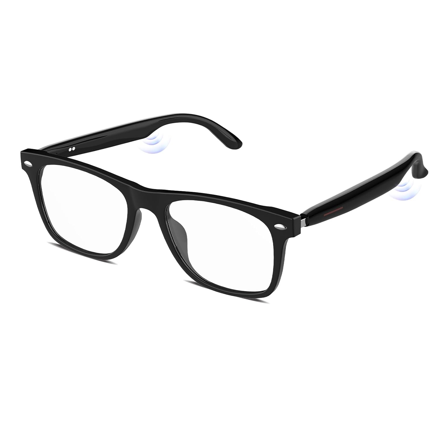 Bluetooth Audio Smart Glasses for Women Men Blue Light Blocking Bluetooth Glasses with Open Ear Speaker Voice Control