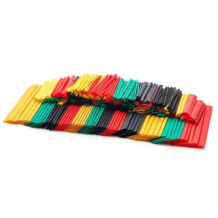 Chanzon 340 Pcs Heat Shrink Tubing Kit, 2:1 Multi-Color Heat Shrink Wrap Tubing with Length...
