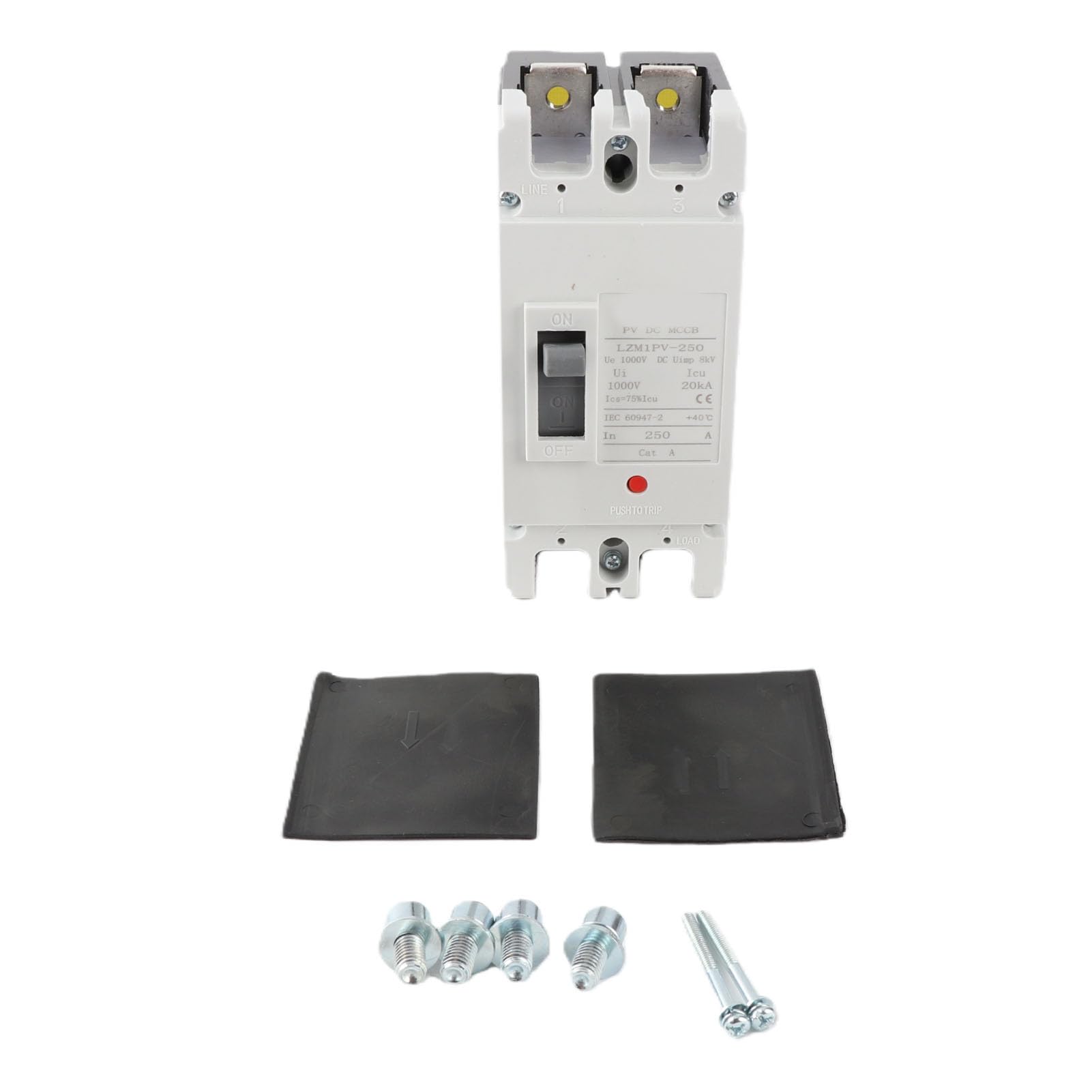 Annadue DC 1000V 250A 2P Molded Case Circuit Breaker, 20KA