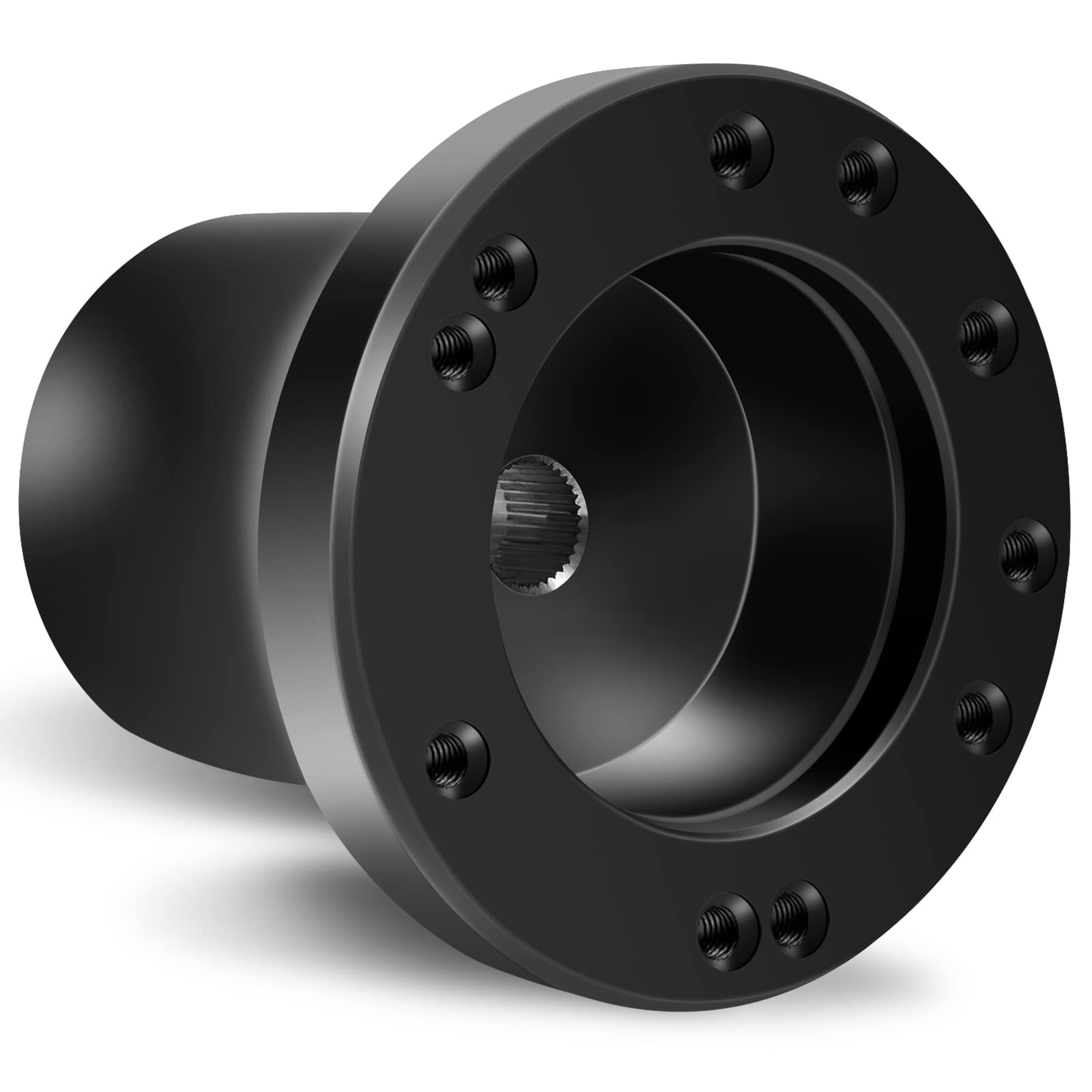 Golf Cart Steering Wheel Adapter for Yamaha (Black Golf Cart Adapter for Yamaha)