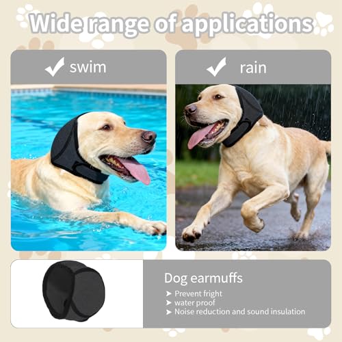 Ohrenschutz Hund,Hunde Gehörschutz Dog Silvester Ohrenschützer Dogs Ear Geräuschunterdrückung Kopfhörer Lärmschutz Hundekopfhörer Lärm Muffs Verstellbare Silent Ohrschützer für Ears Noise Cancellation