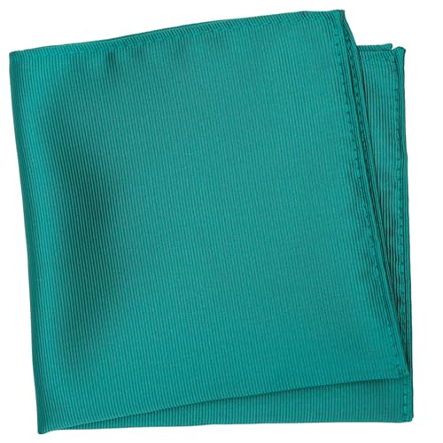 Image of Boy's Solid Tie with Pocket Square Set, Regular Necktie for Children and Kids, Self-Tied