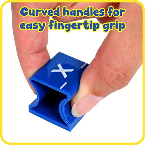 READY 2 LEARN Number and Sign Stamps - Small - Set of 15 - Rubber Math Stamps for Kids - Numbers 0-9 - Thumbnail 3