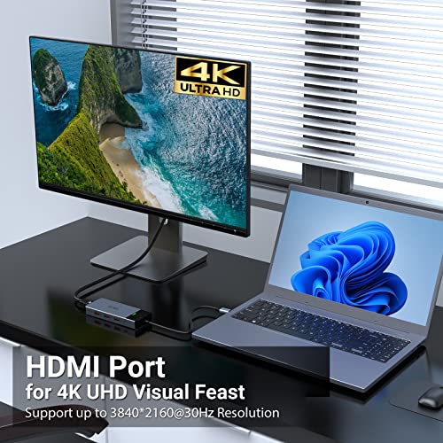 Hub USB C haute performance 10Gbps avec alimentation Power Delivery - 6