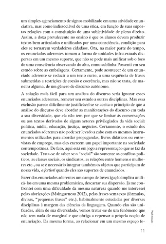 Enunciados Aderentes: 1
