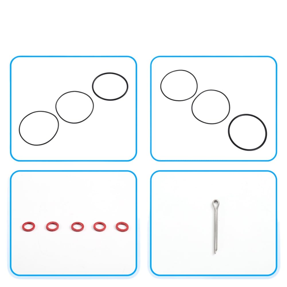 Oil Seal Kit 93101-22067-00 Compatible with Outboard Lower Unit Gearcase 2 Stroke 4 Stroke 30 40 50 60 Propeller Shaft