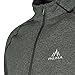 Pnuma Outdoors Base Haven 1/4 Zip Pullover, Beluga, Polartec Power Wool, Moisture-Wicking, Breathable (P308B)
