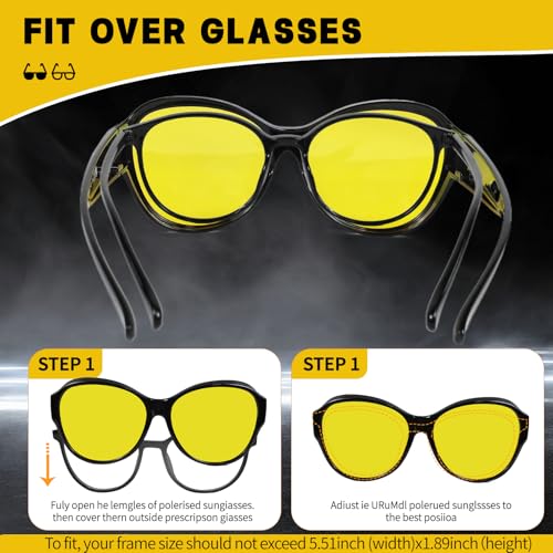 Polarized Fit Over Glasses Sunglasses for Women Men2