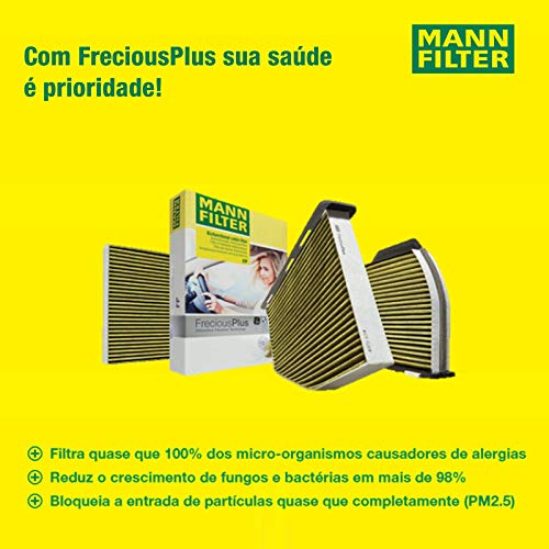 Original MANN-FILTER Filtro de Cabine Ar-Condicionado FreciousPlus FP26010 para Audi A1 e A2; VW Fox