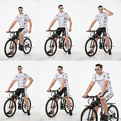 Maillot Cyclisme Kits Homme Vêtements Cyclisme Tenue Cycliste Maillot Cycliste Homme Manche Courte MTB Jersey+9D Gel Pantalons Homme Été Cyclisme Vêtements Respirant Séchage Rapide – Image 5