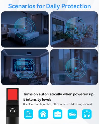 5-in-1 Anti-Spy Detector for Hidden Camera, Bug, GPS Tracker & RF Scanning - image 3